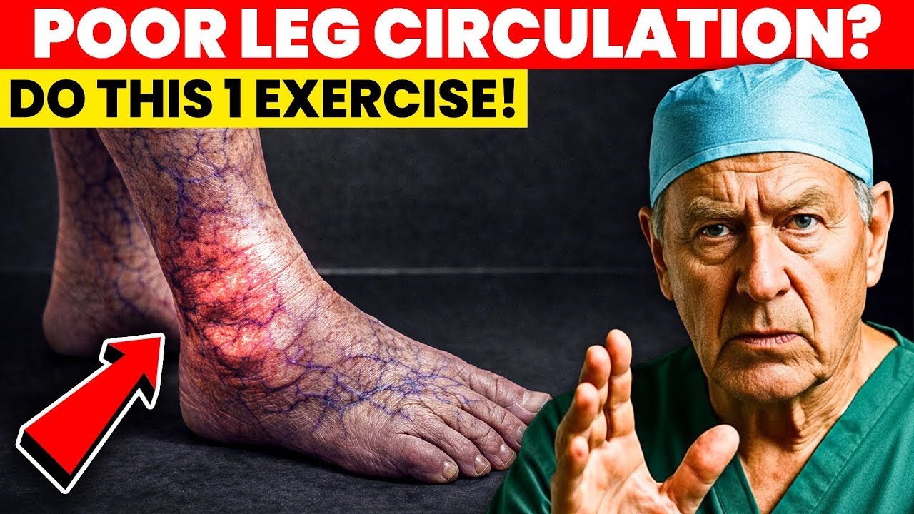 Surgeon REVEALS: Do THIS 1 Exercise for Poor Leg Circulation After 60 | Senior Health Tips