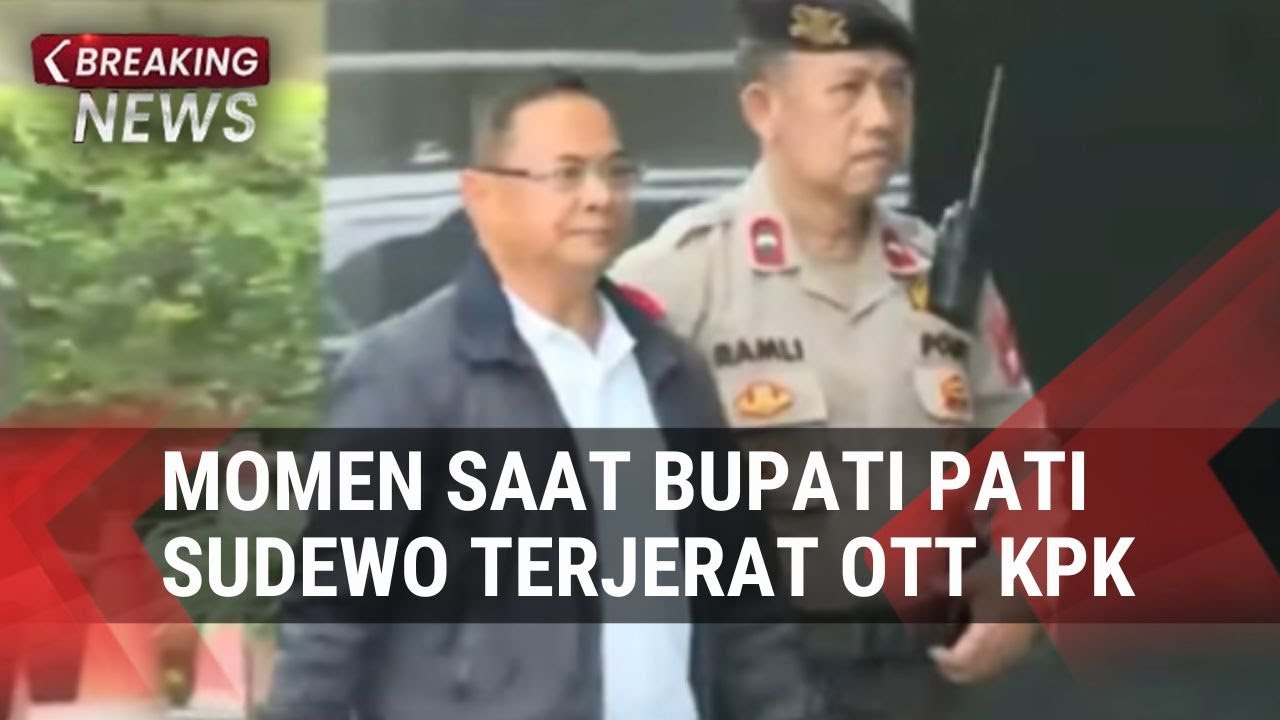 Momen Saat Bupati Pati Sudewo Terjaring OTT KPK