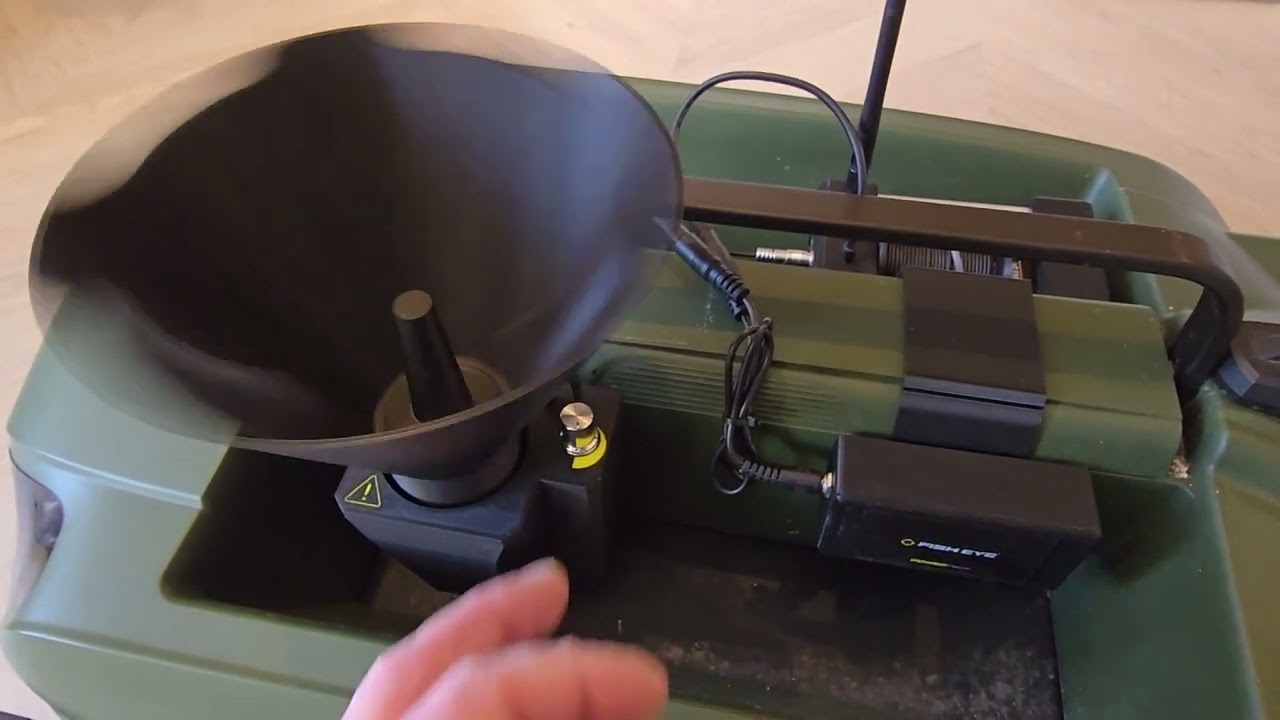 FECK Bait Spreader setup video for use with the winch camera ultra fish eye camera kits