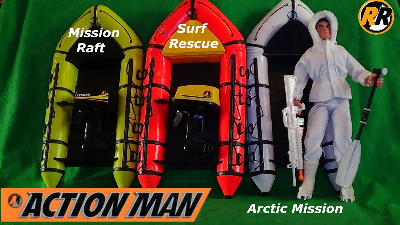 Action Man Mission Raft, Arctic Mission and Surf Rescue