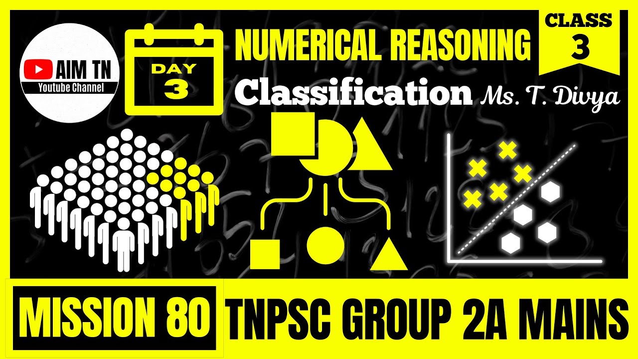 🧠 General Intelligence & Reasoning - 3 |🚦Classification | Ms. T. Divya | Mission 80
