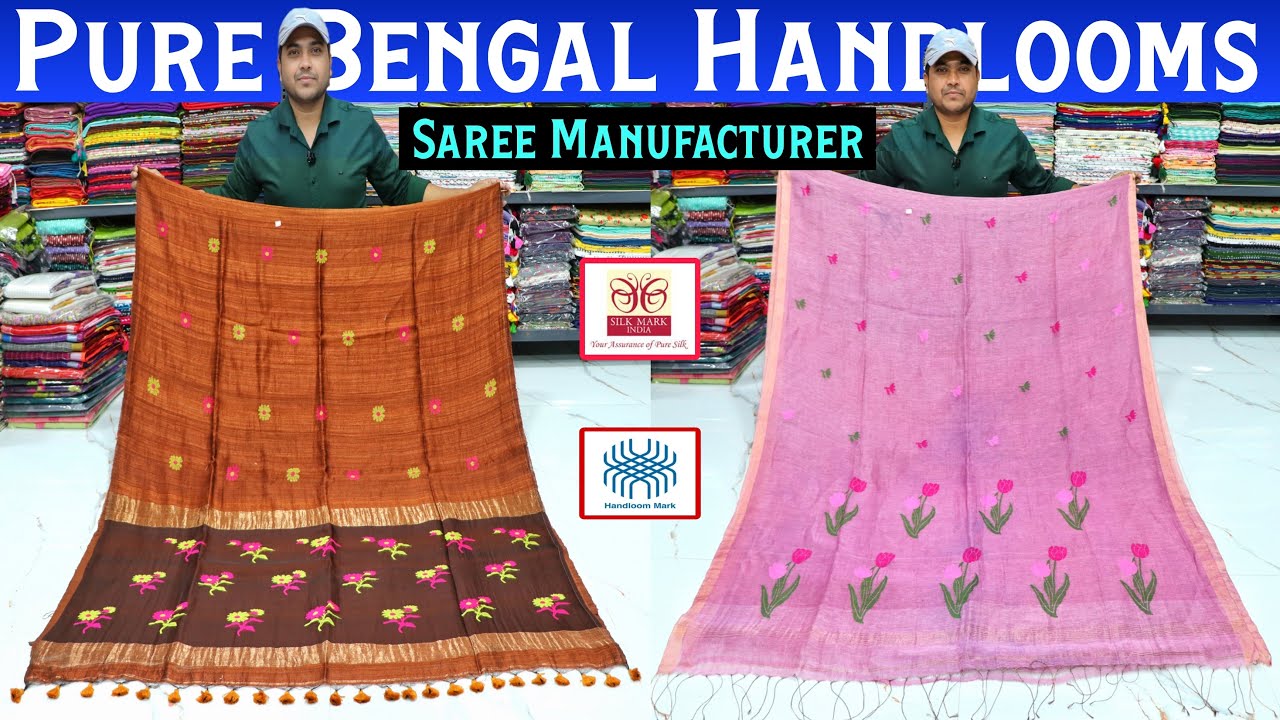 Silk Linen | Matka Silk | Pure Mul Cotton | Jayshree Linen Saree