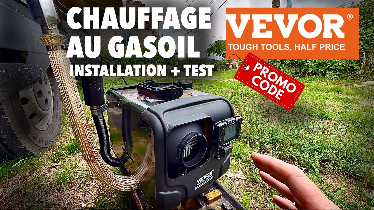 Bon plan chauffage pas cher avec ce Vevor type webasto qui fonctionne au diesel / gasoil 