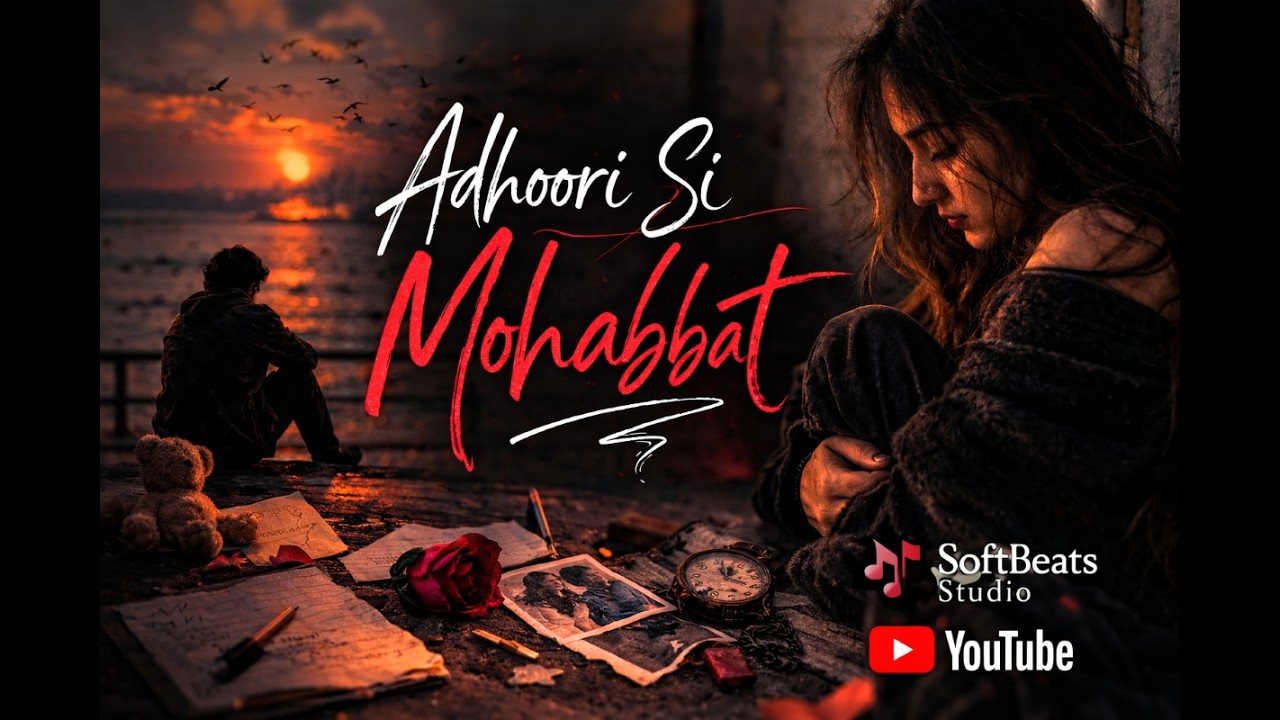 Adhoori Si Mohabbat 💔 | Heart Touching Sad Love Song | Emotional Hindi Song 2026 | SoftBeats Studio
