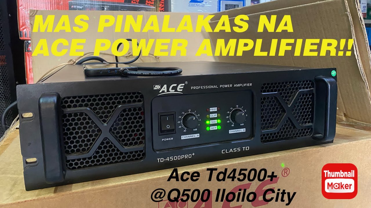 Pinakabagong Amplifier ni Ace !! | Q500 Phoenix Enterprise