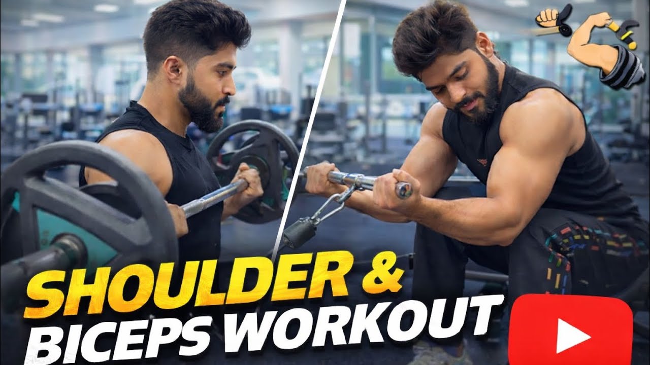 SHOULDER & BICEPS WORKOUTS that you should add to your routine