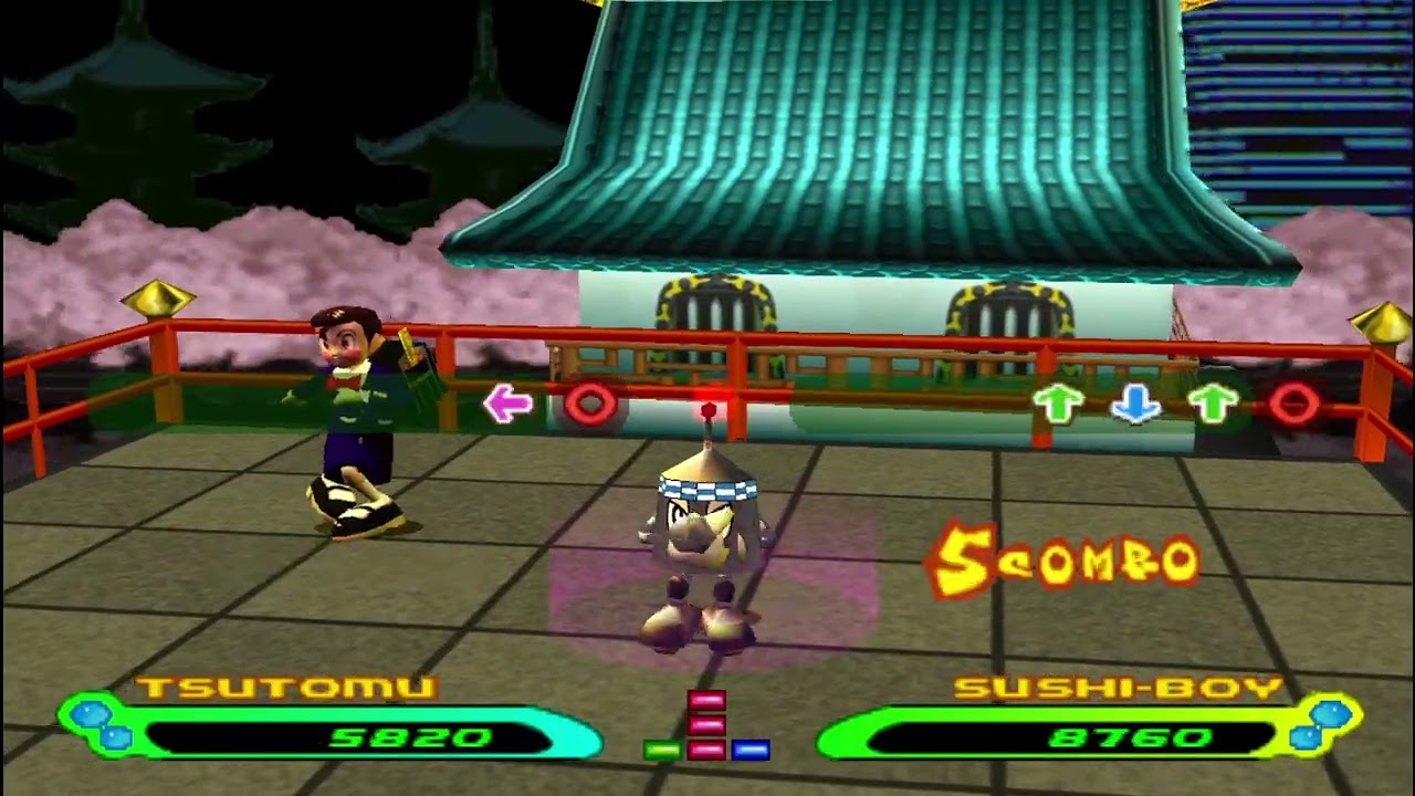 Bust a Groove 2 Sushi Boy vs Tsutomu