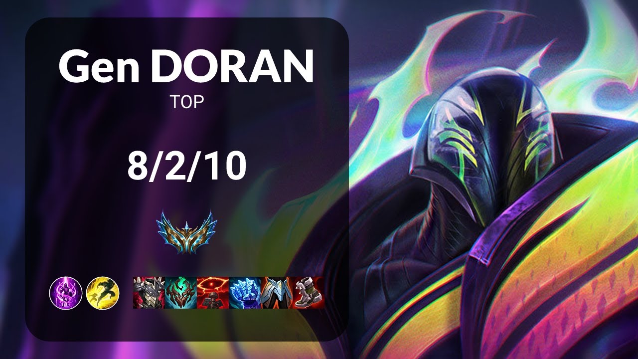 Gen Doran K'Sante vs Renekton TOP - KR CHALLENGER Patch 13.19