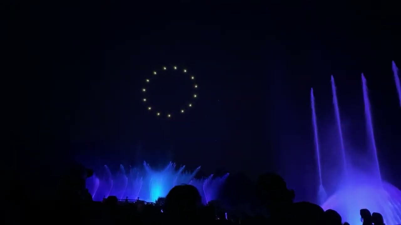 Live from Longwood Gardens| Disney Drone and Fountains show | June 10, 2023