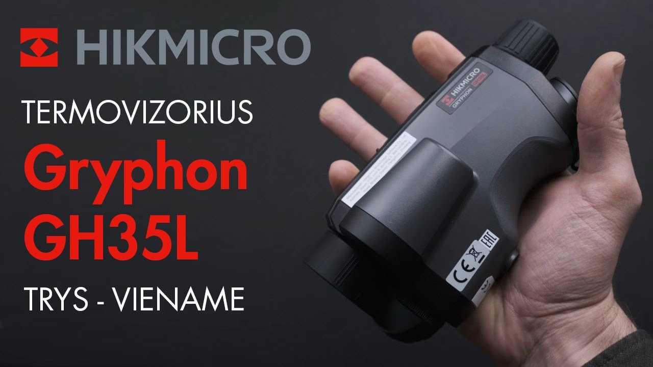 Hikmicro Gryphon termovizoriaus pristatymas
