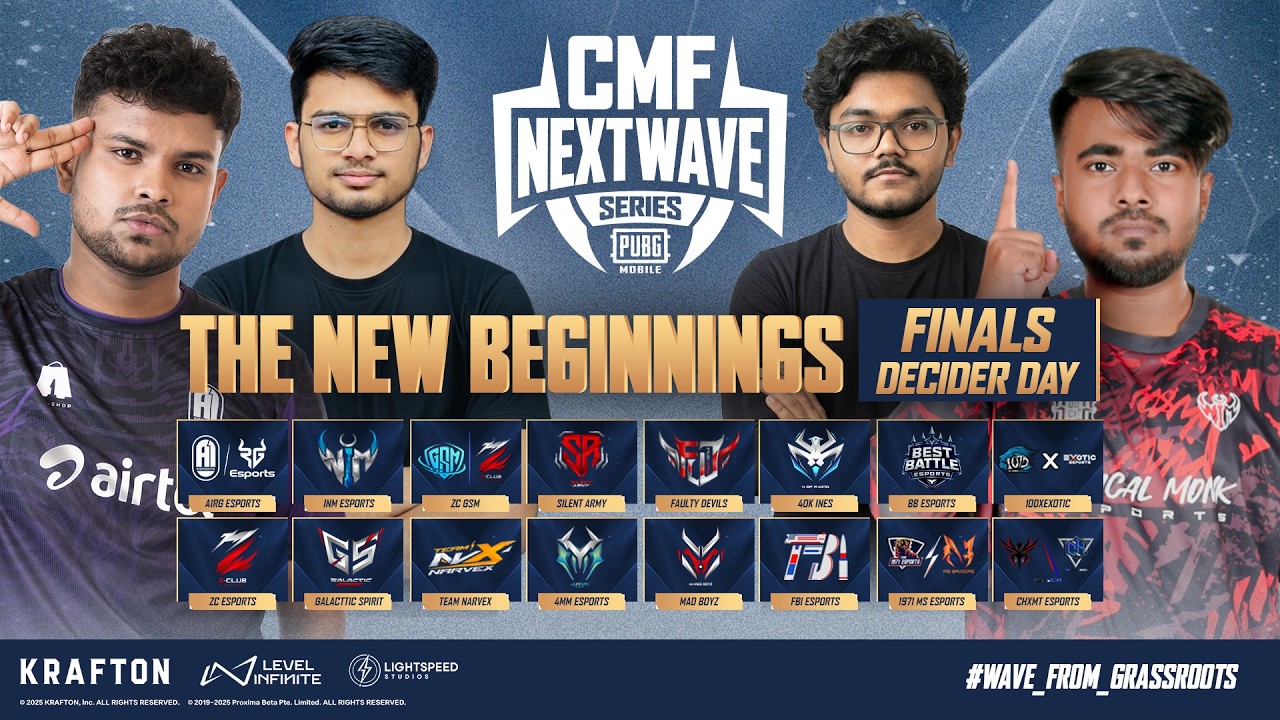 CMF NEXTWAVE SERIES | GRAND FINAL | DECIDER DAY | THE NEW BEGINING OF 2026! #PUBGMBD #PMCNS #CMF