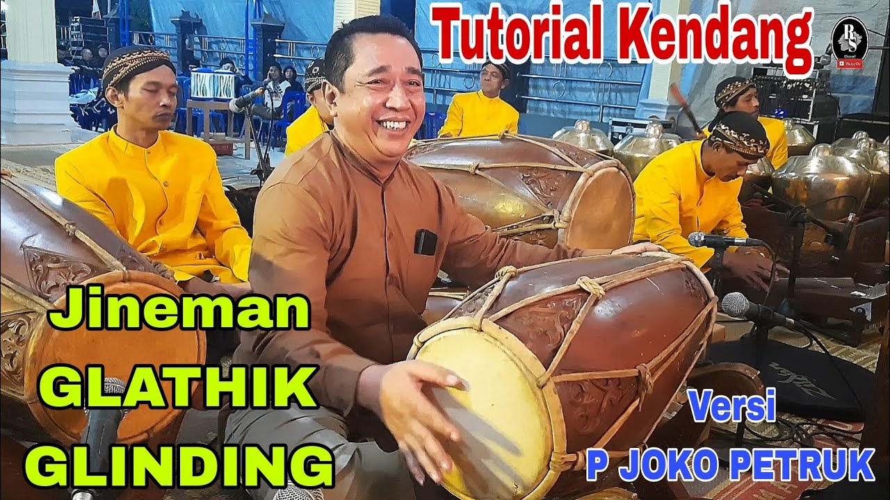 Belajar Kendangan JINEMAN GLATHIK GLINDING Versi P Joko Petruk #karawitan #kendang #gamelan #gending