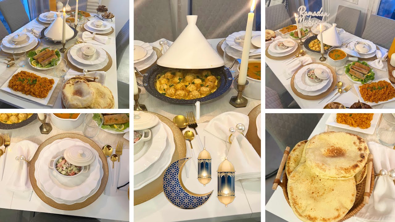 ✨MA 1er TABLE DE RAMADAN DE À à Z🌙saha ftourkoum