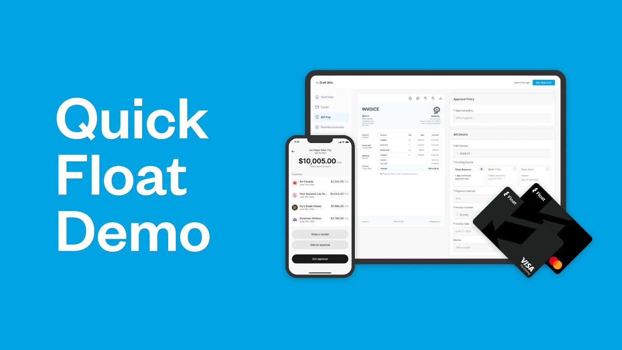 2025 Demo of Float's Business Finance Platform