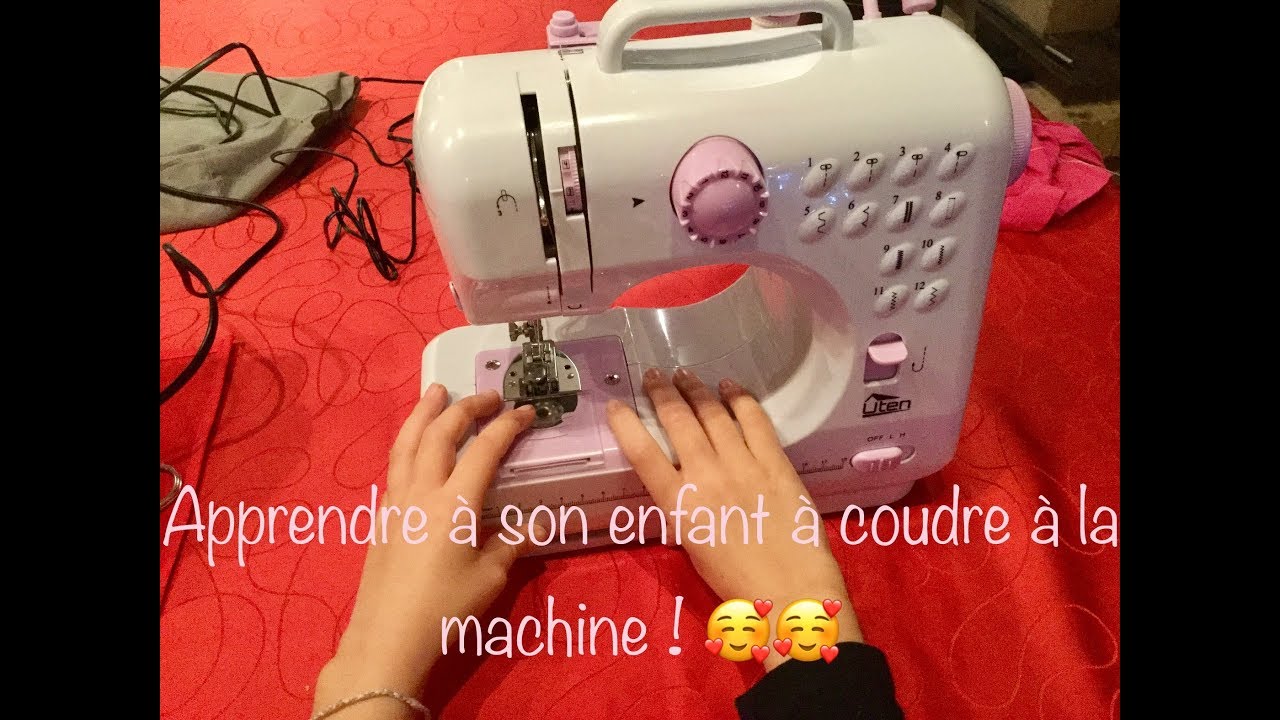 Apprendre à son enfant à coudre à la machine 😻