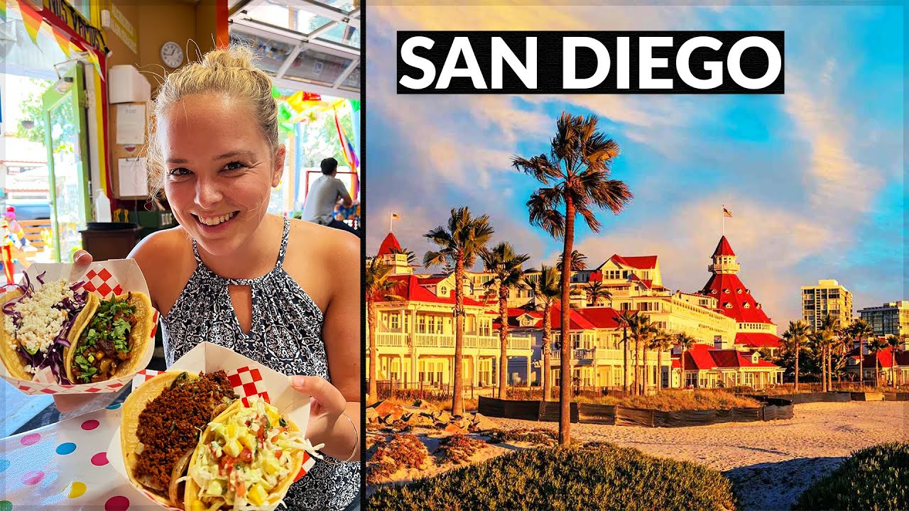 Exploring San Diego Day 1 | Tacos, Coronado and Ice Cream