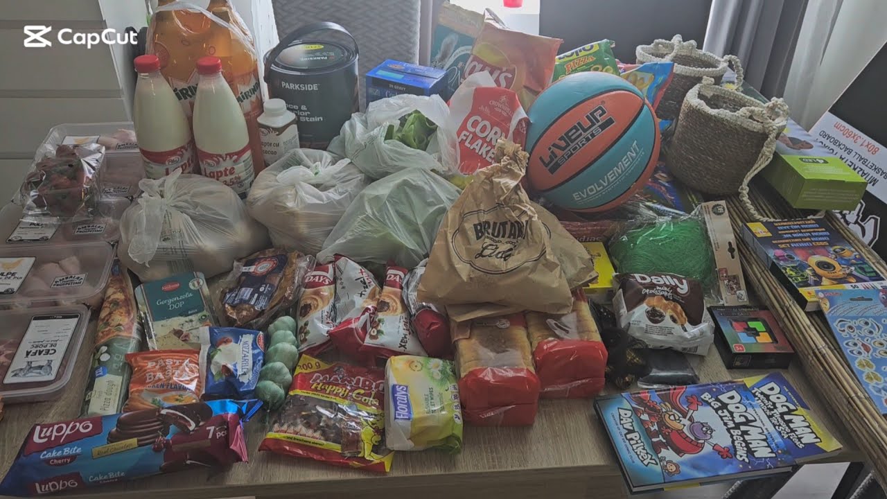 Cumpărături alimentare din Lidl cu preturile afișate/Haul Jumbo