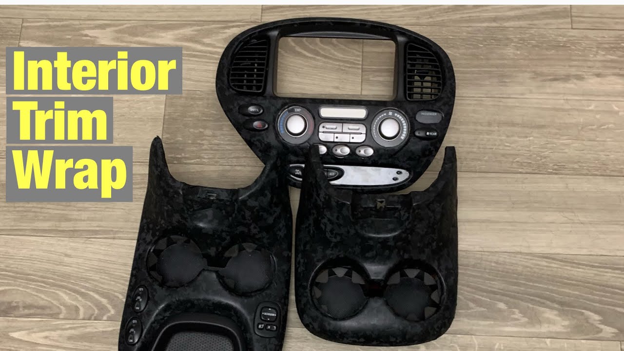 Toyota Sequoia\Tundra Interior wrap in FORGED CARBON