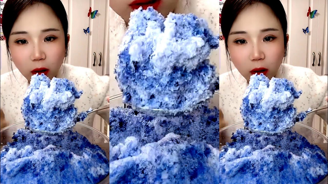 ASMR SHAVED ICE EATING YY