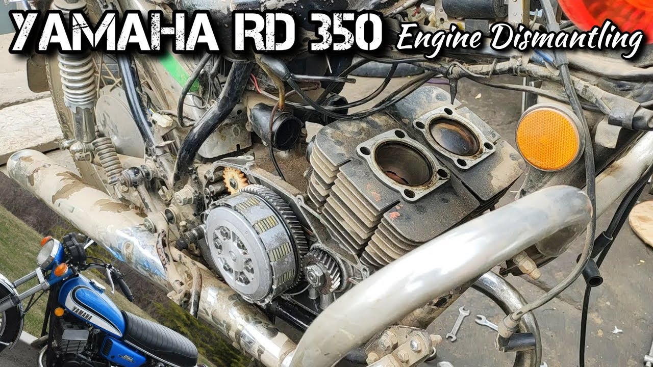 Yamaha RD 350 Engine Dismantling / Rockfort Motor works