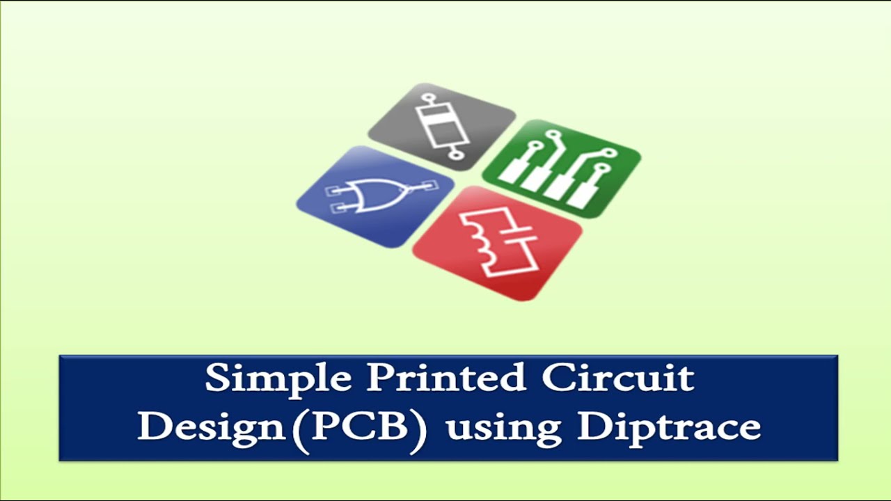 Simple PCB Design using Diptrace