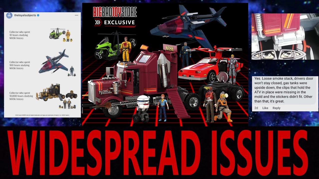 WIDESPREAD LOYAL SUBJECT MASK WAVE 1 ISSUES, LACK OF RESPONSE BUT HOPE FOR THE FUTURE!