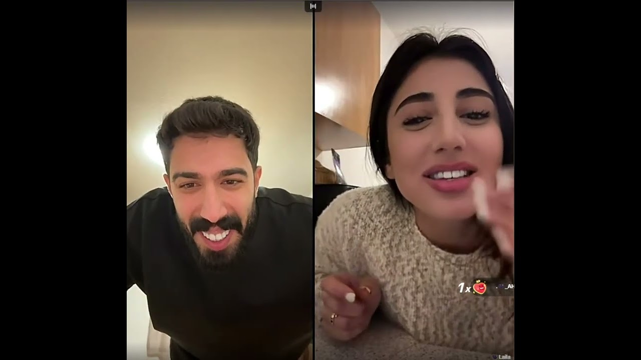 طارق كيست مع ليلى تحكي حلبي اراح تتضحك من قلبك ههههه