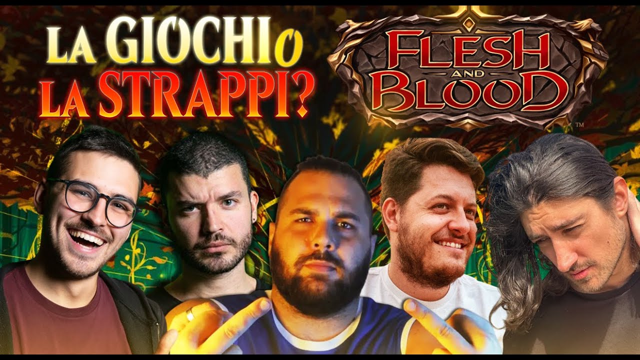 POLY, DELMO, DI BIAGIO, JACK E IL MASE provano a valutare FLESH AND BLOOD La Giochi o La Strappi?