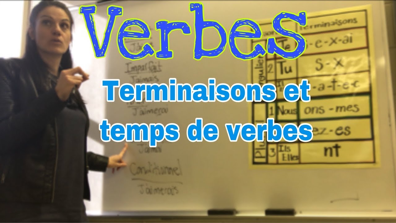 VERBES-TERMINAISONS ET TEMPS DE VERBES