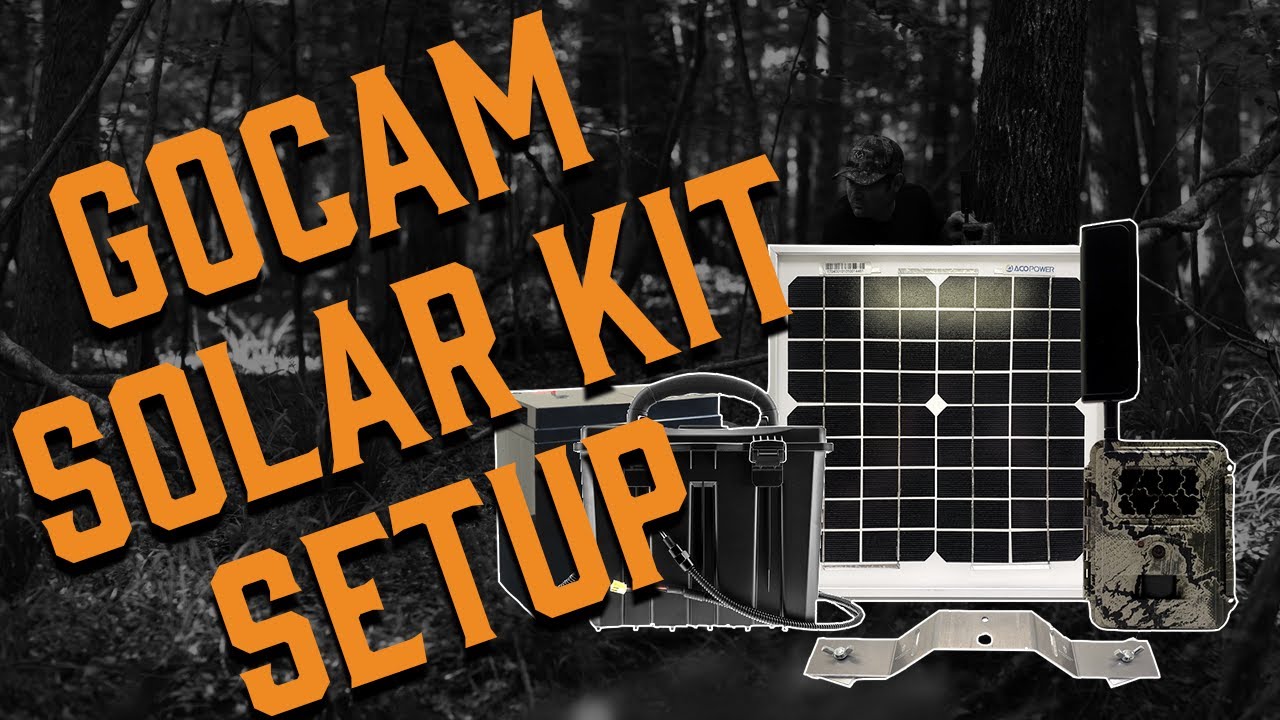 GoCam Solar Kit Setup