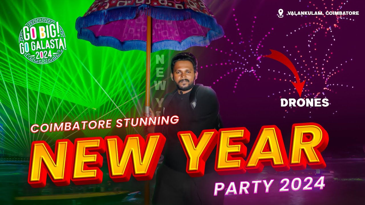 Coimbatore New Year Party 2024 - Surprised Us😮🔥