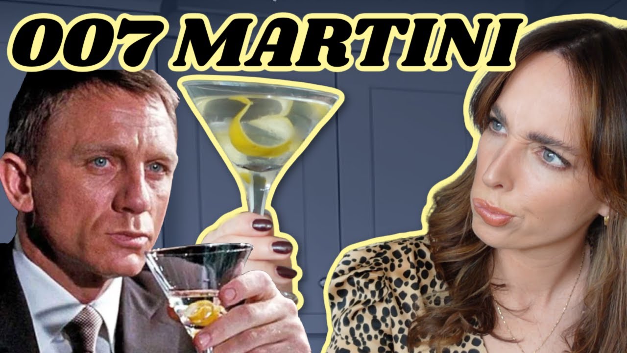 IRISH GIRL MAKES A VESPER MARTINI FOR THE FIRST TIME | 007 Bond Martini Cocktail | Ciara O Doherty