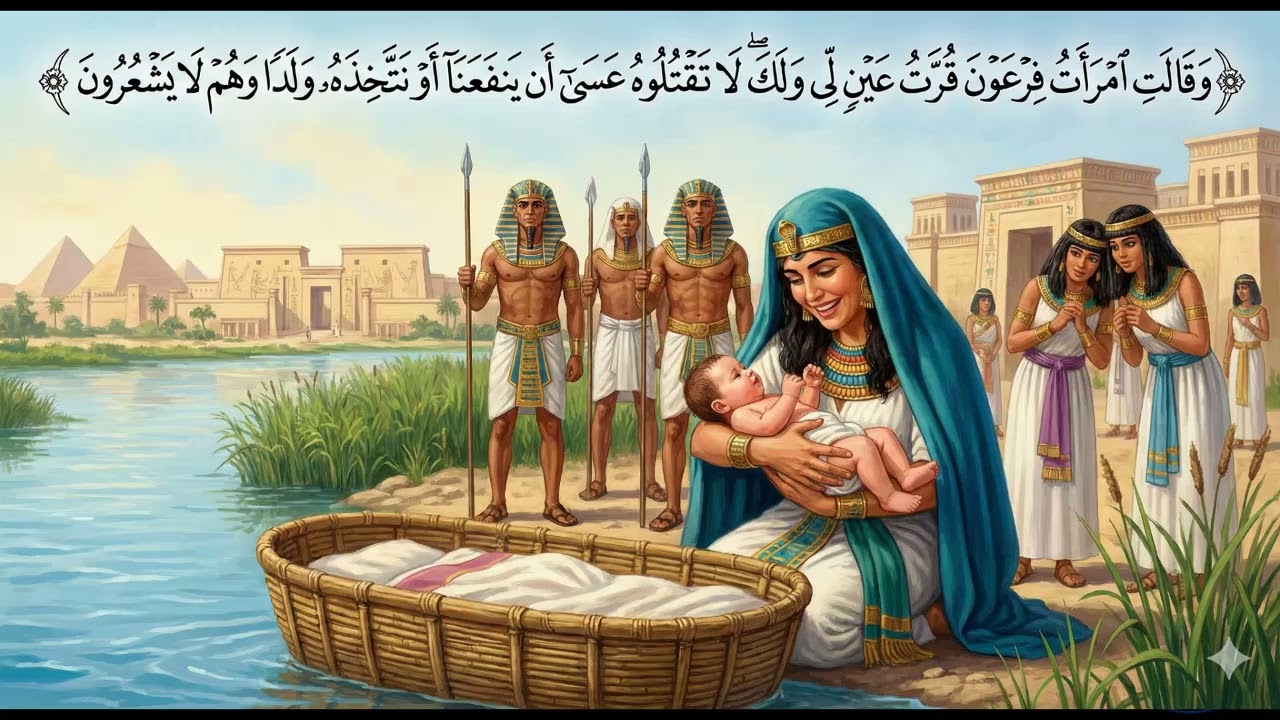 جزء من قصة النبي موسى ع - عبد الباسط عبد الصمد