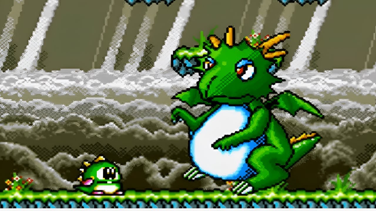 Super Bubble Bobble All Bosses (No Damage With Ending) Genesis/Mega Drvie