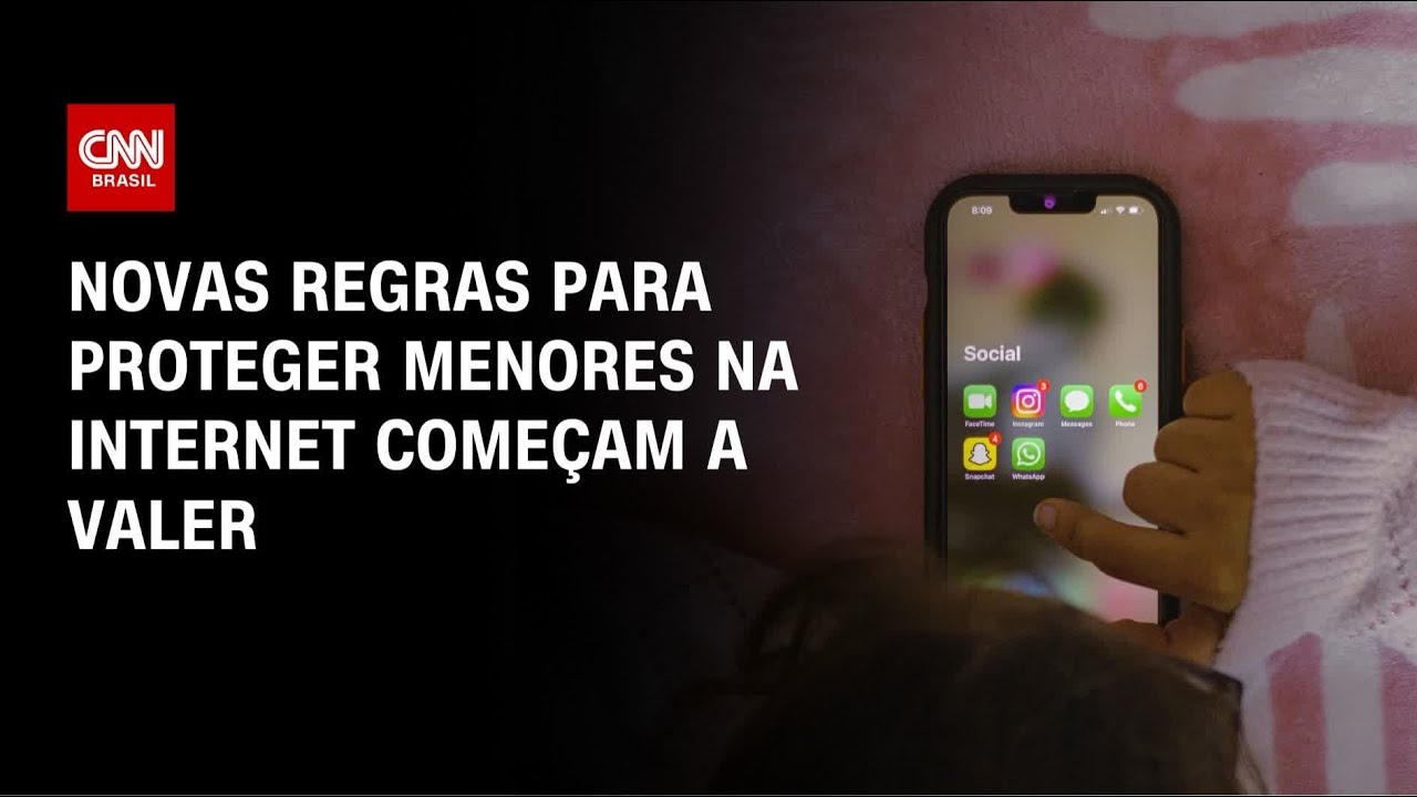 ECA Digital: Novas regras para proteger menores na internet entram em vigor | CNN PRIME TIME