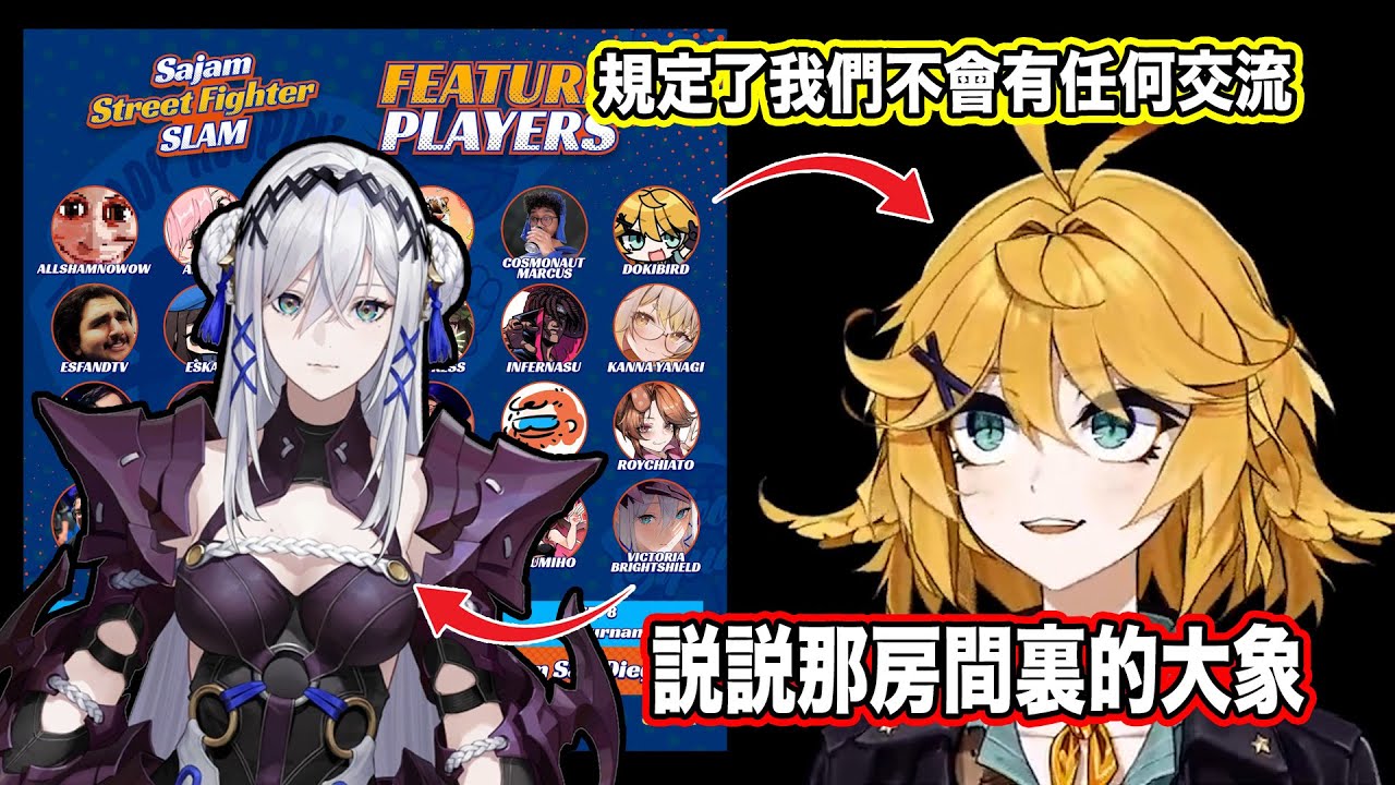 Dokibird回應關於Sajam Slam格鬥遊戲比賽裏那「房間裏的大象」，似乎是暗示彩虹社的參賽者Vivi？！【Dokibird 中文】