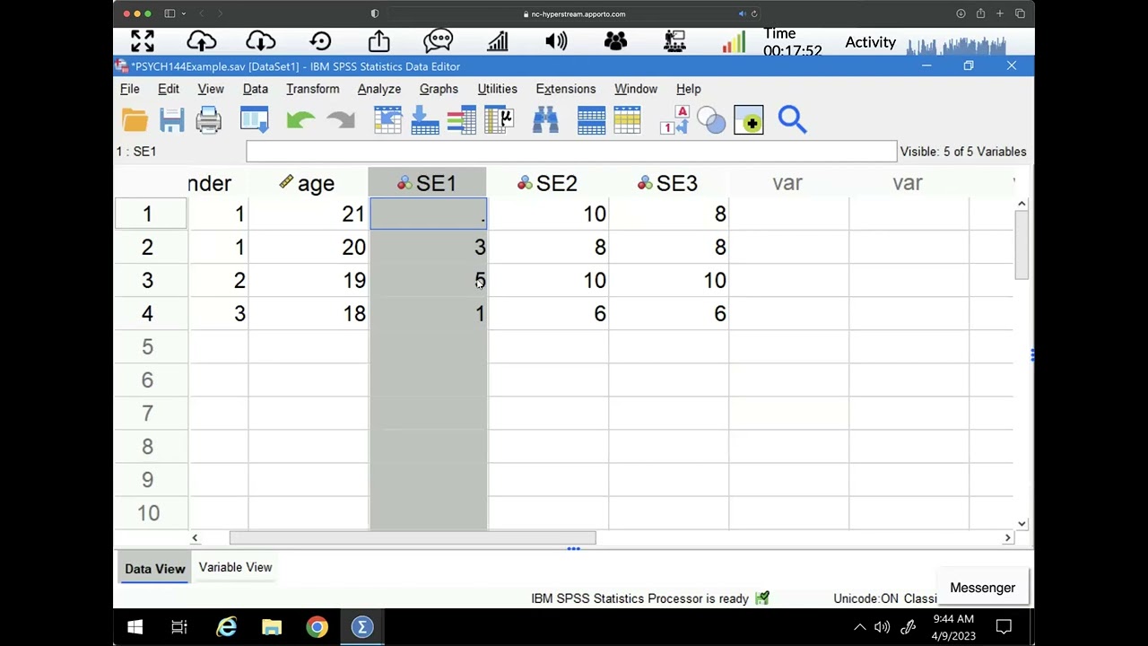 Recode into the Same Variable in SPSS