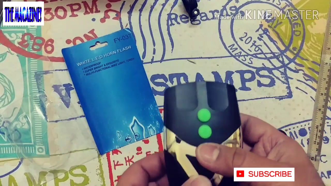 Unboxing and detailed Review: LED Headlights with Horn for Bikes/ Bicycle - 2 in 1