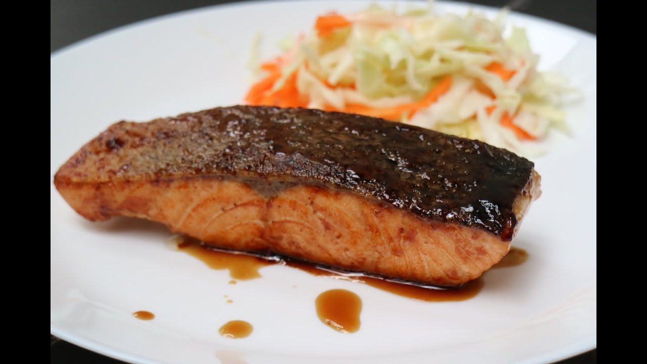 เมนูปลาแซลมอนซอสเทริยากิ l Salmon Teriyaki Sauce