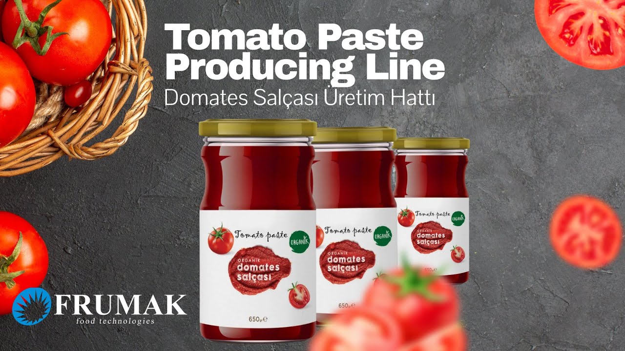 DOMATES SALÇASI ÜRETİM HATTI 2022 IRAK