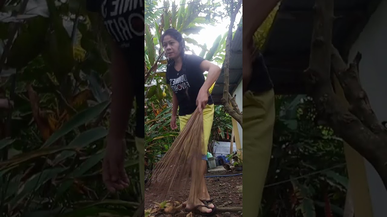 Another day cleaning outside backyard 