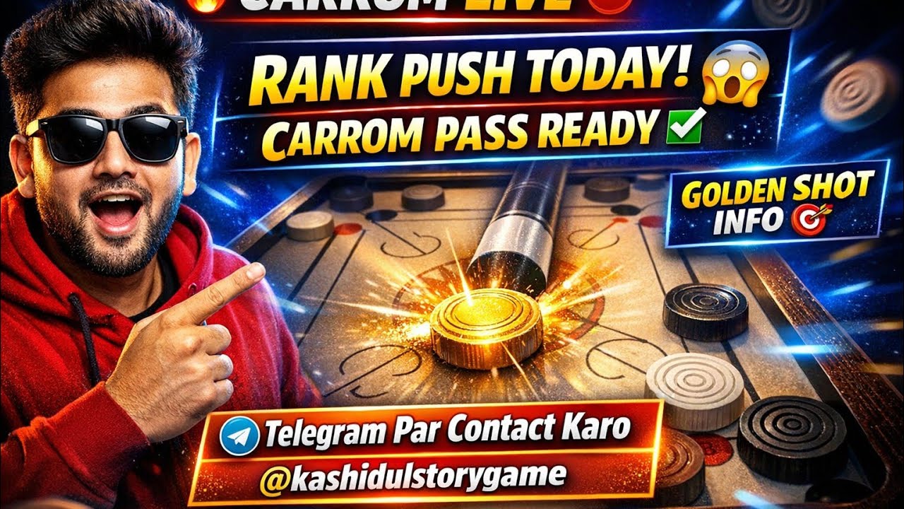 LIVE AUTO HACK Carrom Pool Gameplay |  Aaj Ka King Kaun? 👑 | Hindi Live
