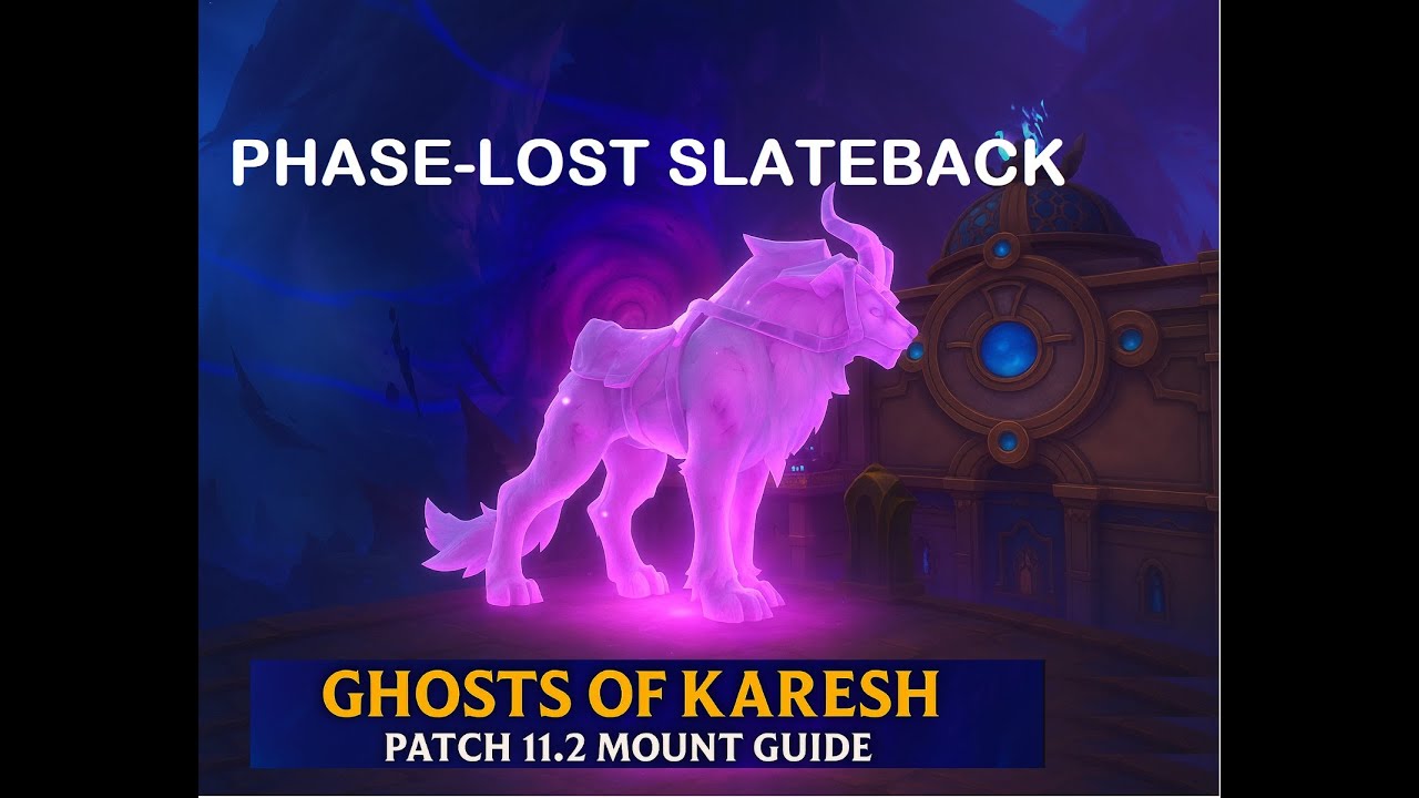 The Phase-Lost Slateback Mount Guide 💜 - Patch 11.2 |  World of Warcraft