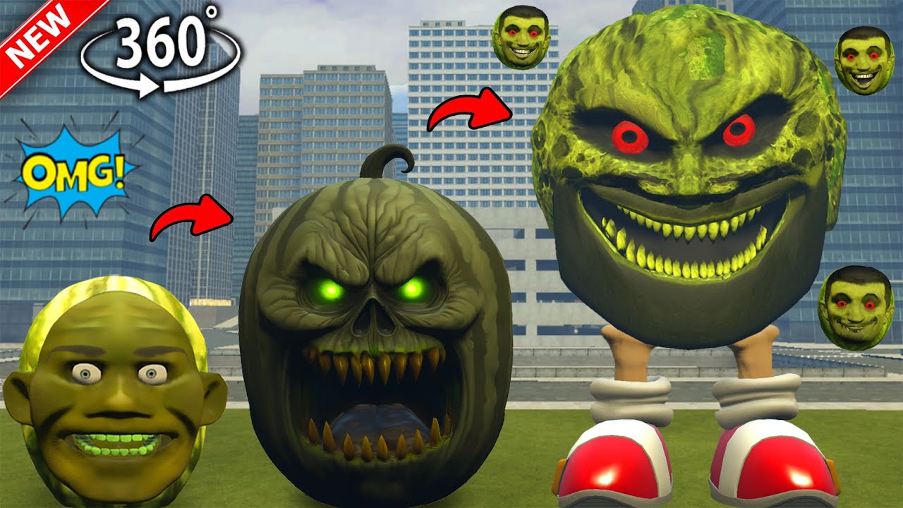 New The Size Of Lin Gang Melon Rotten Mutant And I Made Evolution Lin Gang Melon Moon In Gmod!