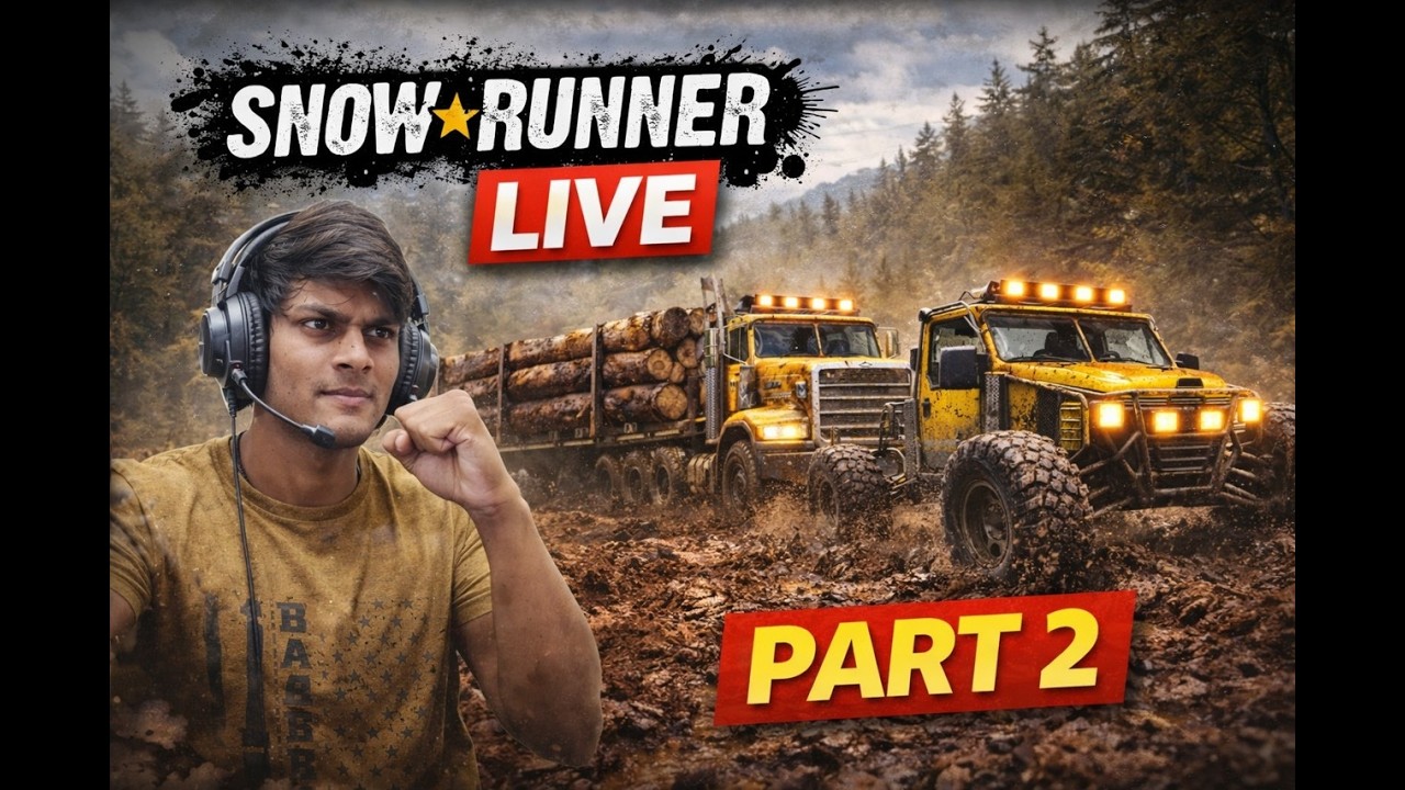 SnowRunner LIVE 🚛 | Part 2 – Hardcore Offroad Continues ❄️🔥