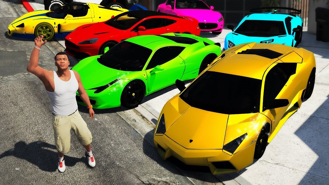 Voetballers Supercars Stelen In GTA 5!