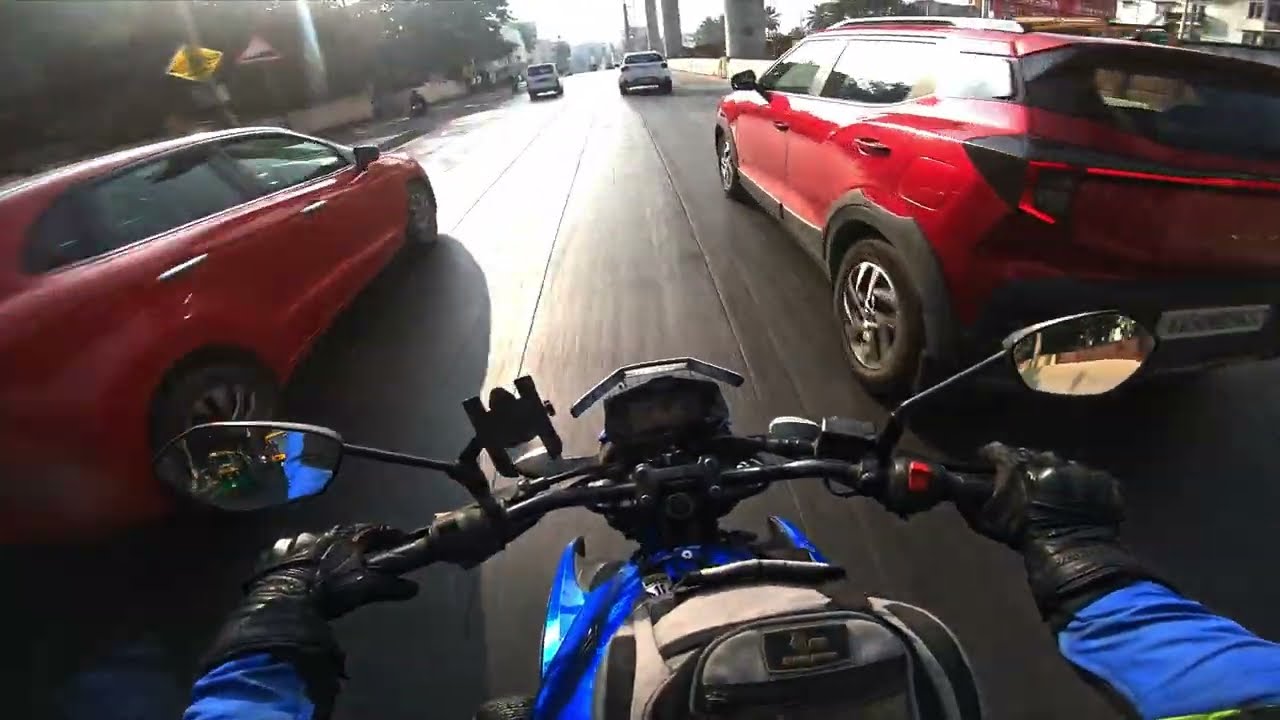 New Year Breakfast Ride | Returning back | Gixxer 250