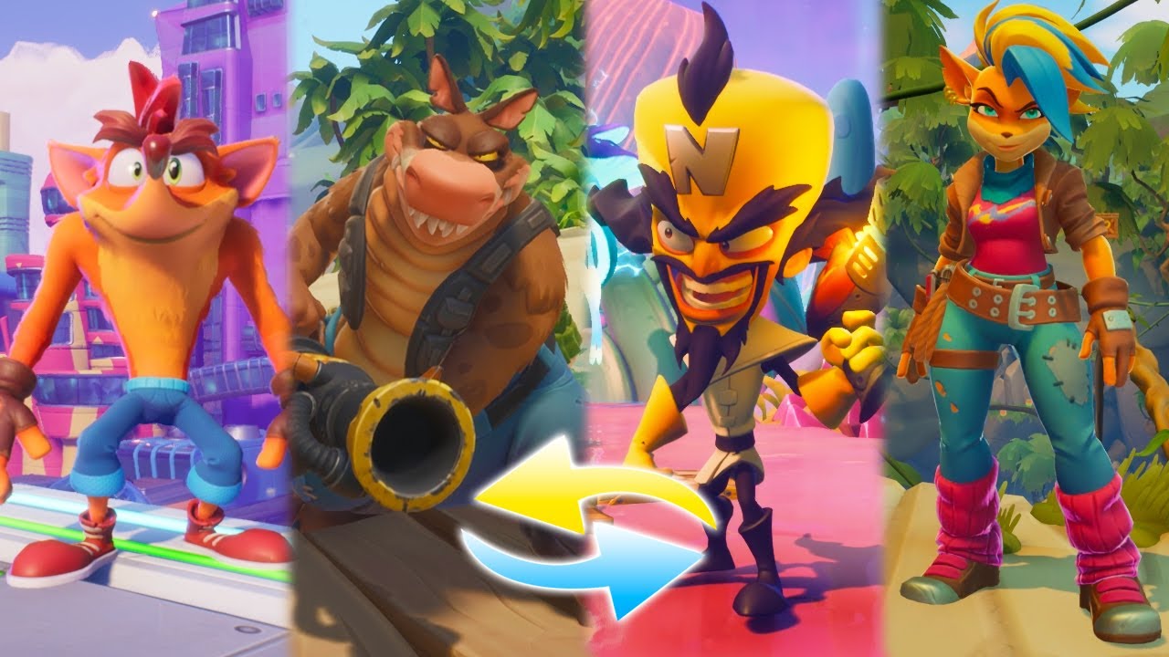 Crash 4 Character Swapper - Playing on maps with different characters (Crash Bandicoot 4 Mod)