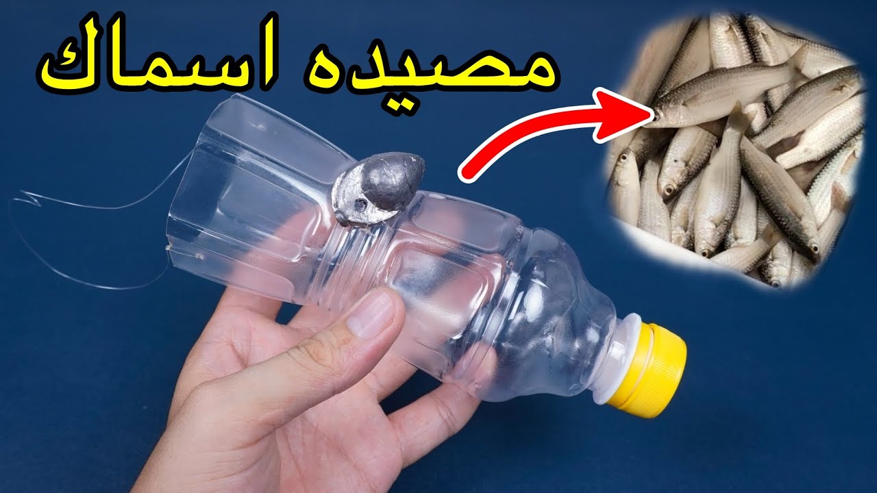 طريقة عمل مصيدة أسماك بأقل تكاليف