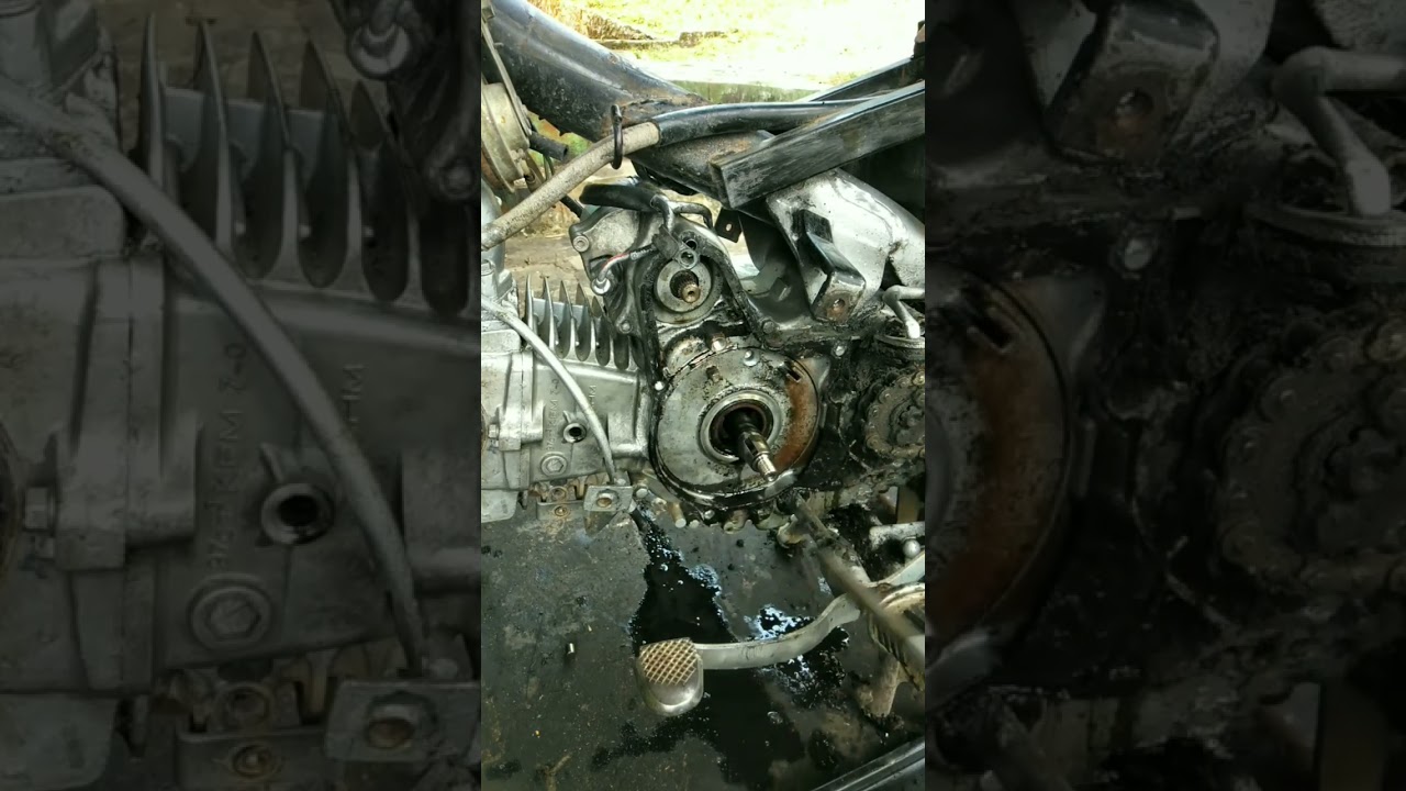 Ganti rantai keteng motor Supra fit
